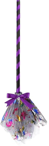 Halloween Hexenbesen – Zubehör mit abnehmbarem Besen, Hexen-Broom für | 90 cm Hexenbrom, für Kostümpartys | Halloween-Party, Dekoration für Kostüme für Erwachsene
