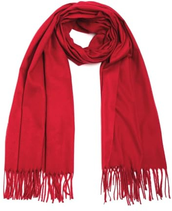 Toumett Red Scarf For Women Uk,Valentines Scarf For Women,Red Scarf Mens Winter,Womens Winter Scarfs,Gifts for Women,Women's Head Neck,Neckerchief,Headscarf,Classic Woven,for Men,Soft Warm Long