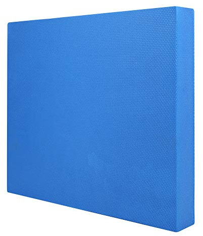 Übungs-Balance-Pad, 5 cm dick, rutschfester Schaumstoff, Yoga-Kniepolster, Kniebeugen, Taille, Bauch, Trainingsmatte für Fitnessstudio, Fitness, Stretching, Pilatus (Blau)