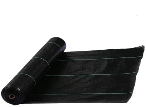 UQUWCUXFI Lona de Suelo Premium for Control de malezas: Tela Resistente for paisajismo, for Proteger Jardines, Vegetales y árboles.(1.2mx50m)