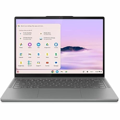 Lenovo Chromebook Plus 83MW000HUS 14 Chromebook - WUXGA - 60 Hz - Octa-core (ARM Cortex X925 + Cortex X4) - 12 GB - 128 GB Flash Memory - English Keyboard - Luna Gray