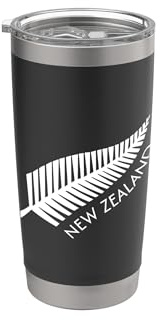 New Zealand Fern Proud Kiwi NZ New Zealander Stainless Steel Insulated Tumbler