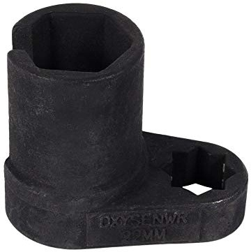 Qiilu Douille de sonde lambda Universel 22mm 1/2'' Capteur D'oxygène Offset Retrait Flare Écrou Douille Outil