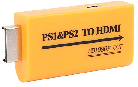 Carte de Capture Vidéo, Adaptateur de Convertisseur Vidéo /PS2 vers HDMI Sortie Composite Facile à Transporter