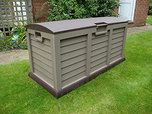 GSD Starplast Waterproof Plastic Garden Storage Box 440 Litres XL Size Assembled In Minutes