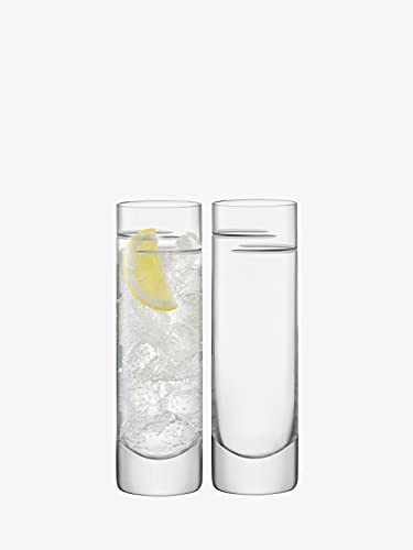 LSA International Verso Sektschale 300ml Klar/Geschliffen x 2