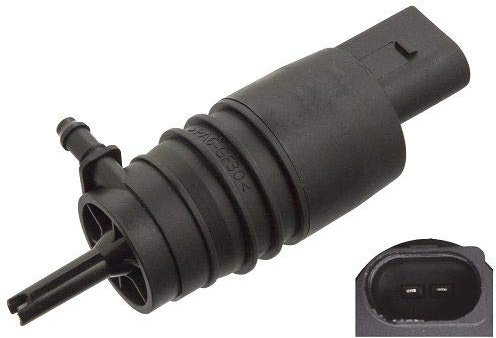 AUTOZOCO - Bomba de agua de lavado parabrisas negro - lavado de parabrisas - compatible con BMW E36, E46, E53, E83, E85, 318i, 320i, 323i, m3, X5, Z3.