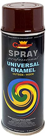 SolaDirect Spray Paint, Universal, Multi-Purpose, Fast Dry for DIY, Hobby, Crafts, Art, Wood, Metal, Ceramics - Mahogany Brown (RAL 8016)