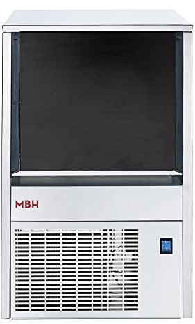 MBH - Máquina de hielo hueco industrial para hostelería PS22. Fabricador de cubitos de hielo tipo bala profesional para bar y restaurante - MADE IN SPAIN