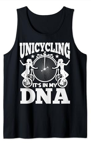 Einrad Fahrrad Lustiges Training Lernen Radfahren Tank Top