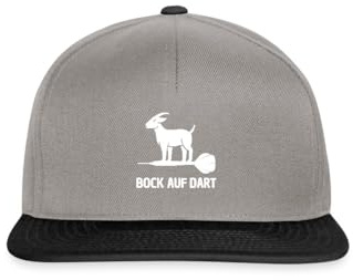Bock auf Dart Humor Geschenk Spruch für Dartspieler Snapback Cap