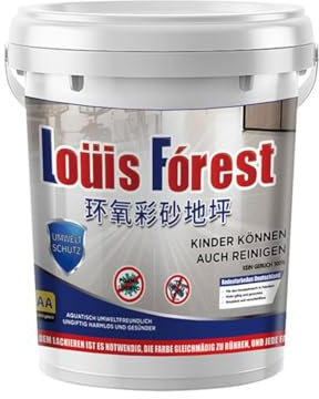 Winkeabuy Revestimiento de suelo Epoxi con efecto mármol brillante, pintura plana autonivelante de color arena, pintura de mármol para el hogar, imitación