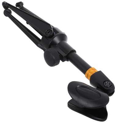 SEWACC Support de Microphone de Bureau Pliable en Métal, Réglable et Stable pour Réunions sur Table et Diffusion en Direct, Accessoire pour Chanter et Mariage