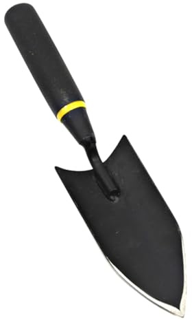 UPKOCH Bêche à Main en Acier au Manganèse Épais pour Jardinage Intérieur et Extérieur, Pelle Étroite Noire, Outil de Jardin Pratique pour Plantation, Accessoire Jardinage Ergonomique
