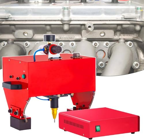 Macchina per marcatura pneumatica portatile, Macchina per marcatura a micropercussione,Profondità di incisione 0,01-1 mm, per il numero di telaio adatto alla carrozzeria della motocicletta TypeC