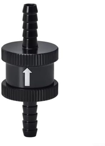 Clapet anti-retour de carburant unidirectionnel en alliage d'aluminium conçu pour les conduites de carburant diesel et essence (6 mm)