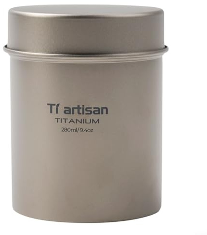 Lata de almacenamiento de alimentos de 280 ml para té y café, recipiente a prueba de humedad, diseño ligero para un fácil transporte de especias