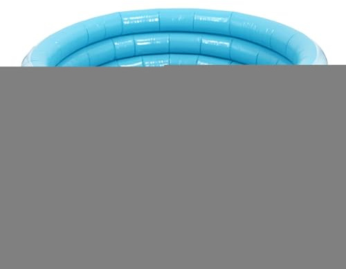 Piscina gonfiabile per bambini – 47,24 x 47,24 x 11,81 pollici, vasca da bagno leggera e piena d'aria, portatile, antiscivolo, piscina per giochi d'acqua per bambini da 6 a 12, 2-4 anni, cortile,