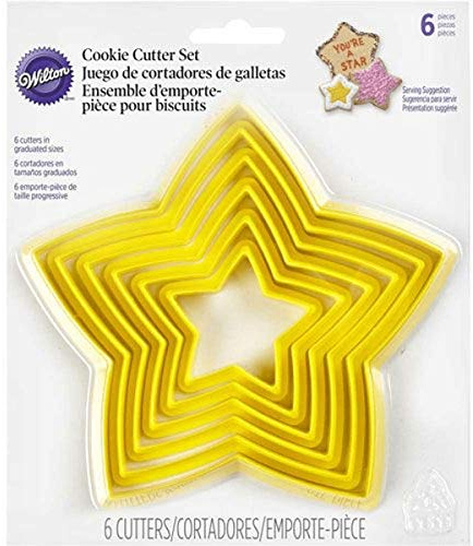 Wilton Nesting Star Cutter, Set of 6