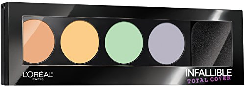 L'Oréal Paris Infallible Total Cover Color Correcting Kit, 0.17 oz.