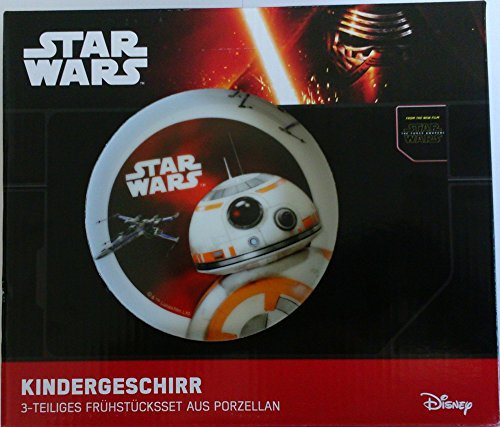 Star WARS Porzellanset, Porzellan, mehrfarbig, 22.5 x 9.5 x 19.5 cm, 3-Einheiten
