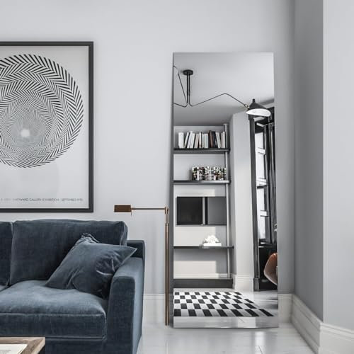 MySpiegel.de Wandspiegel Kristallspiegel Badspiegel polierte Kante in 5mm Stärke (170 x 70 cm)