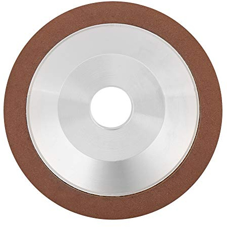 100mm Diamond Cup Wheel Bowl Shape Grit 180 Abrasive Grinding Disc for Bench Grinder Chisel Sharpening Carbide Metal Steel Concrete