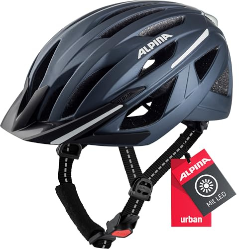 ALPINA HAGA City-Fahrradhelm, Indigo matt, 51-56 cm