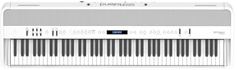 Roland FP-90X | Flagship Portable 88-Note Digital Piano | Immersive & Powerful 4 Speaker System | Distinctive Acoustic Tones & Deep Sound Shaping | Bluetooth & MIDI Connectivity | White