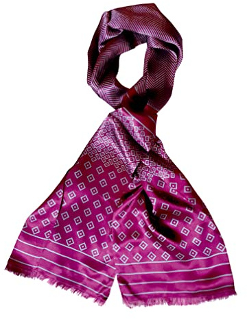 Posh Gear Herren Seiden Schal Satinata aus 100% Seide
