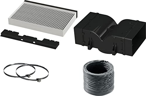 Bosch DIZ2CB1I4 Zubehör für Dunstabzüge, Clean Air Standard Umluftset (5-teilig), Made in Germany