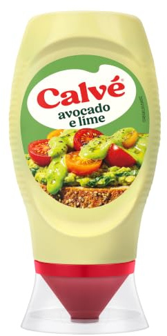 Calvé Salsa Avocado e Lime, Top Down 250ml, fresca e cremosa
