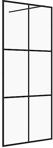 vidaXL Duschwand für Begehbare Dusche mit Klarem ESG Glas 100x195 cm