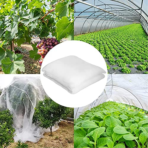 Rete Anti Insetti per Piante,Rete Insetti Orto,Rete Protettiva per Insetti,8 * 18m Reti Protettive da Giardino a Maglia fine,Rete di Insetti per Verdure,Frutta,Fiori,Colture e Serre