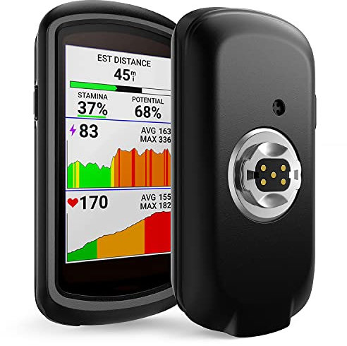 TUSITA Case Compatible with Garmin Edge 1040 Solar - Silicone Protective Cover - GPS Bike Computer Accessories