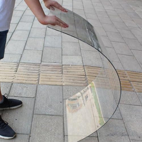 NEZIH Klare Acrylglasplatten,Polycarbonat-Dachplatten,Transparente Kunststoffplatten,Glas-Ersatz/4Mm/15 * 15Cm