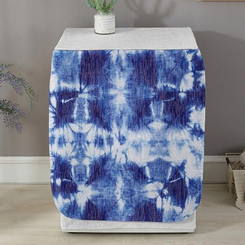 Highdi Graffiti Housse de Protection pour Machine à Laver, Chargement Frontal Housse La Poussière avec Ouverture Frontale pour Linge Domestique (Tie-Dye 3,Capacité S 6~7.5KG)