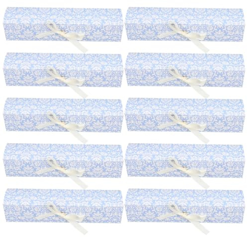 PRETYZOOM 10stücke Schokoladenverpackungskartons Aus Papier Bäckereischachteln Mini-kuchenschachteln Geschenkschachteln Für Partygeschenke Erdbeerschachteln Trüffelschachteln