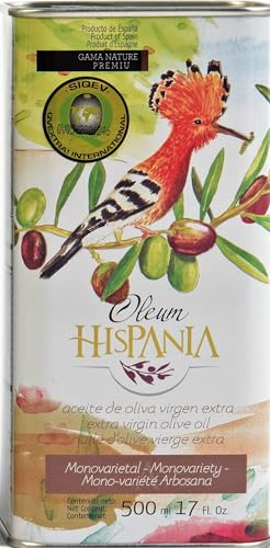 Oleum Hispania | Aceite de Oliva Virgen Extra Variedad Arbosana Lata de 500 ml.