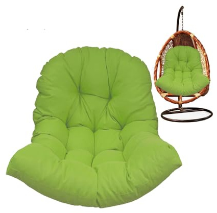 EXZFW HäNgesessel Kissen, Kissen FüR Eierstuhl, Papasansessel Kissen, Kissen FüR HäNgesessel, Polster FüR HäNgesessel, Sitzkissen für HäNgesessel, Sitzkissen Outdoor Kissen Wetterfest,Fruit Green