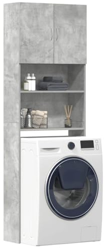 Générique Meuble de Machine à Laver Gris béton Bois d'ingénierie,Maison & Jardin,Accessoires pour appareils électroménagers,Accessoires pour appareils de blanchisserie,Gris béton,25.8 KG,859130