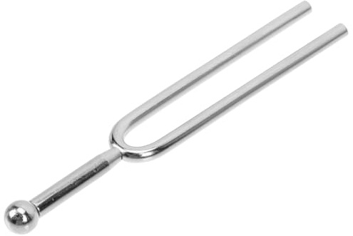 Zerodeko Professionelle Stimmgabel 440 hz A Ton aus Edelstahl Rundes Tuning Tool für Gitarre Violine Bratsche und Cello Robustes Musikalisches Zubehör