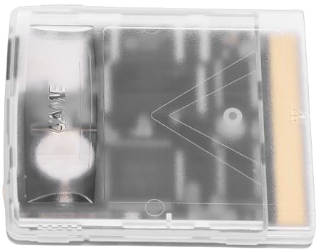Plyisty Cartuccia di Gioco, Scheda di Memoria Incorporata da 8 GB con Trasferimento File USB per Gameboy Color Gameboy Advance SP, Supporto MBC1 MBC2 MBC3 MBC5 MAPPERS (Bianco trasparente)