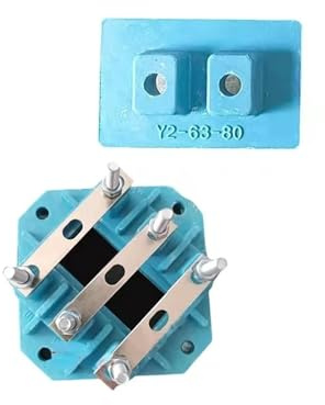 Morsettiera motore trifase Y2 Blocco connettore quadrato con piastra di collegamento elettrico a 6 colonne(Y2 112-132)