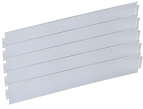 Wiltec Bordure de Jardin 5 m – Jeu de 5 – 1000 x 140 mm – en Acier galvanisé – Barrière Plates-Bandes Délimitation de parterres de Fleurs décorative