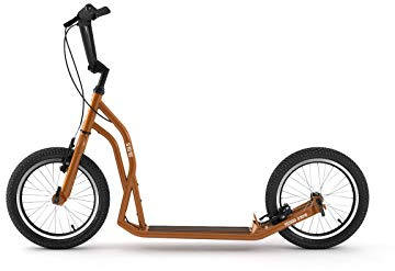 Yedoo S1616 Tretroller - bis 150 kg, mit Luftreifen 16/16 - Kickscooter für Erwachsene mit verstellbaren Lenker, Cityroller