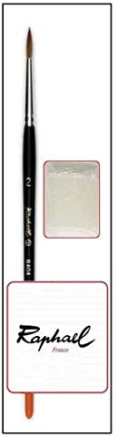 Raphael Pinceau Series 8404,kolinsky Rouge Sable Pinceau,Taille 2+ Savon
