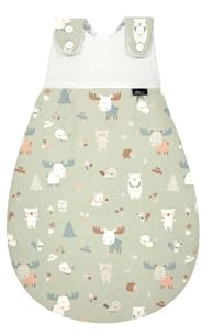 Alvi Baby-Mäxchen Außensack Bio-Baumwolle | Baby Schlafsack mit 2.5 TOG aus Bio-Baumwolle für Sommer und Winter als Ganzjahresschlafsack für Kleinkinder