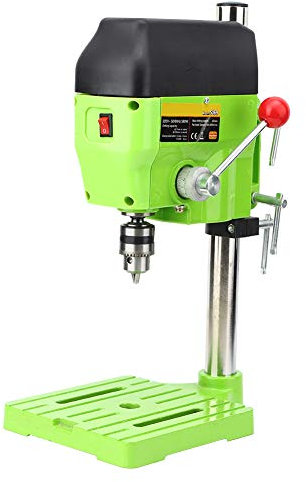 Mini mesa de soporte de taladro de banco, máquina eléctrica de perforación de madera de Metal DIY 5169A, enchufe de la UE, prensa de taladro de velocidad de 220 V