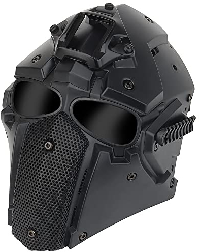 NC Die Neueste Airsoft-Maske Im Helmstil Mit Seitenschienen Der Schutzbrille Und NVG-Halterung Für Die Schutzmaske Für Outdoor-Militärspiele